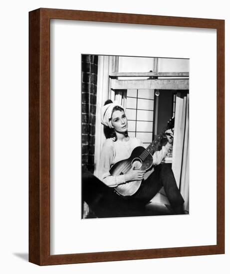 Audrey Hepburn. "Breakfast At Tiffany's" 1961, Directed by Blake Edwards-null-Framed Photographic Print