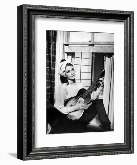 Audrey Hepburn. "Breakfast At Tiffany's" 1961, Directed by Blake Edwards--Framed Photographic Print