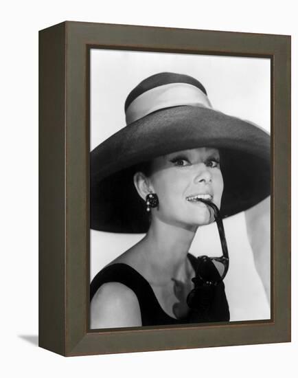 Audrey Hepburn. "Breakfast at Tiffany's" [1961], Directed by Blake Edwards.-null-Framed Premier Image Canvas