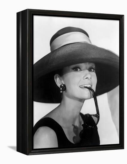 Audrey Hepburn. "Breakfast at Tiffany's" [1961], Directed by Blake Edwards.-null-Framed Premier Image Canvas