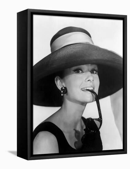 Audrey Hepburn. "Breakfast at Tiffany's" [1961], Directed by Blake Edwards.-null-Framed Premier Image Canvas