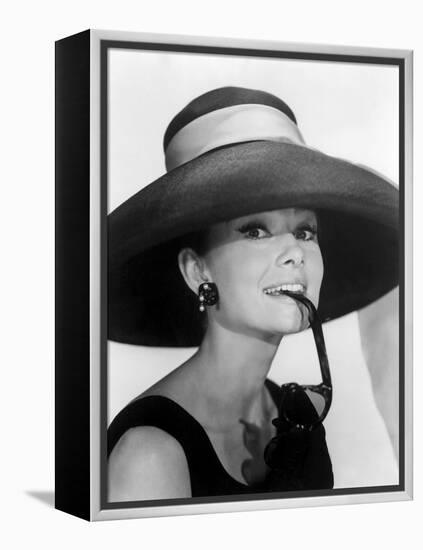 Audrey Hepburn. "Breakfast at Tiffany's" [1961], Directed by Blake Edwards.-null-Framed Premier Image Canvas