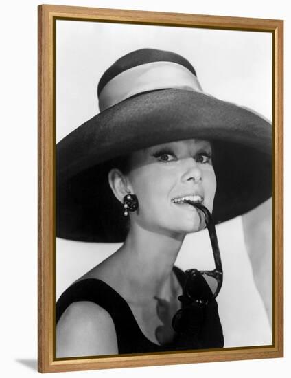 Audrey Hepburn. "Breakfast at Tiffany's" [1961], Directed by Blake Edwards.-null-Framed Premier Image Canvas
