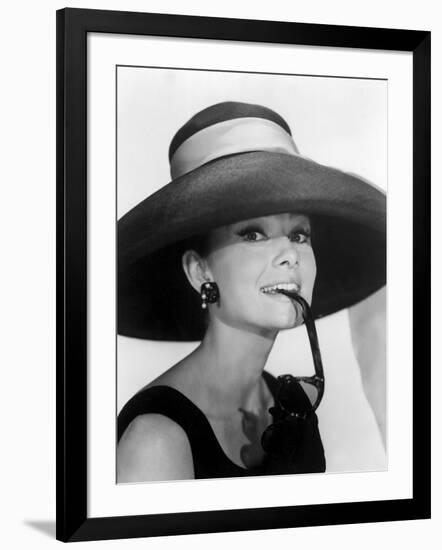 Audrey Hepburn. "Breakfast at Tiffany's" [1961], Directed by Blake Edwards.-null-Framed Photographic Print