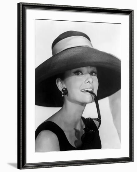 Audrey Hepburn. "Breakfast at Tiffany's" [1961], Directed by Blake Edwards.-null-Framed Photographic Print