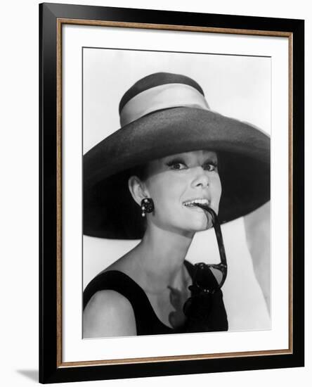 Audrey Hepburn. "Breakfast at Tiffany's" [1961], Directed by Blake Edwards.-null-Framed Photographic Print