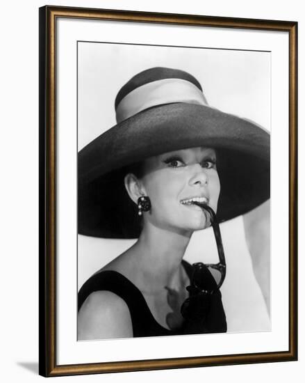 Audrey Hepburn. "Breakfast at Tiffany's" [1961], Directed by Blake Edwards.-null-Framed Photographic Print