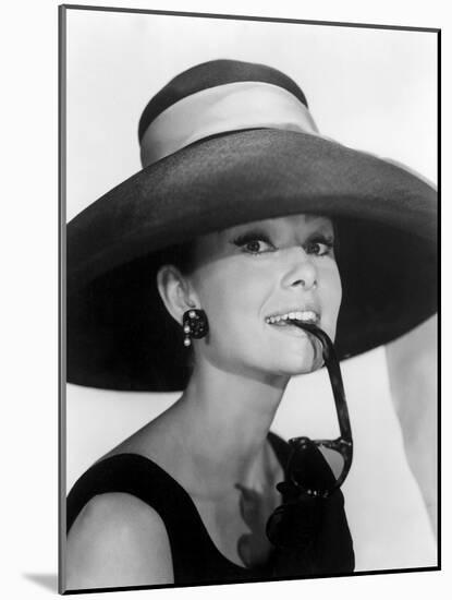 Audrey Hepburn. "Breakfast at Tiffany's" [1961], Directed by Blake Edwards.-null-Mounted Photographic Print