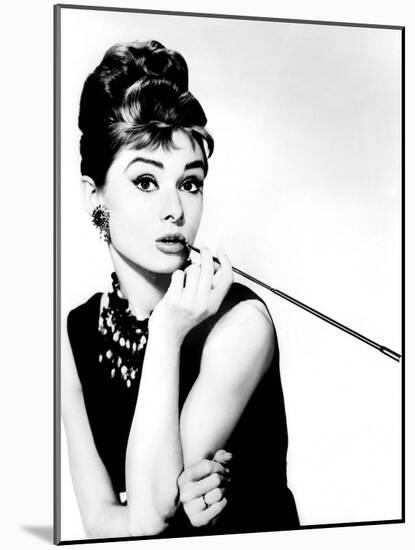 Audrey Hepburn. "Breakfast at Tiffany's" [1961], Directed by Blake Edwards.-null-Mounted Photographic Print