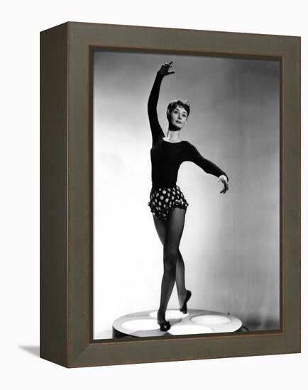 Audrey Hepburn, Ca. 1952-null-Framed Stretched Canvas