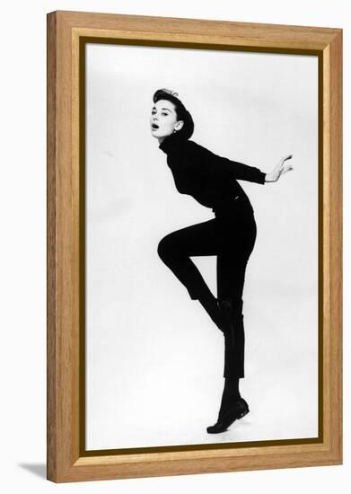 Audrey Hepburn. "Funny Face" 1957, Directed by Stanley Donen-null-Framed Premier Image Canvas