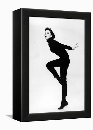 Audrey Hepburn. "Funny Face" 1957, Directed by Stanley Donen-null-Framed Premier Image Canvas