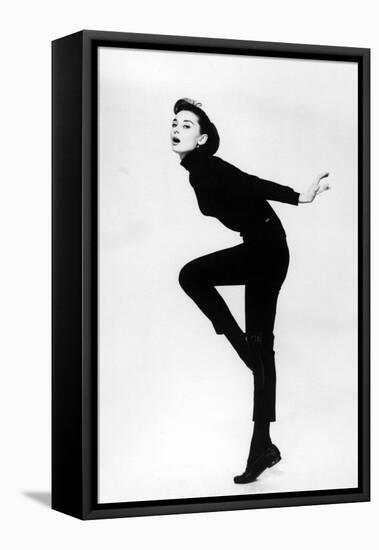 Audrey Hepburn. "Funny Face" 1957, Directed by Stanley Donen-null-Framed Premier Image Canvas