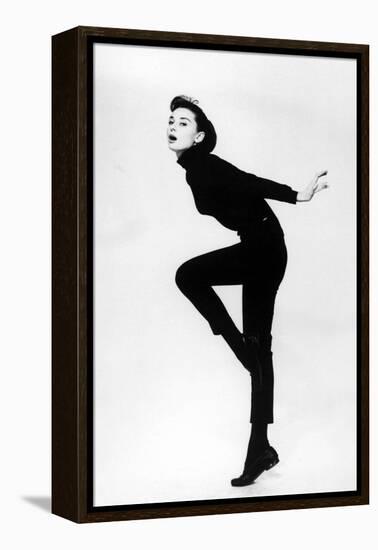 Audrey Hepburn. "Funny Face" 1957, Directed by Stanley Donen-null-Framed Premier Image Canvas