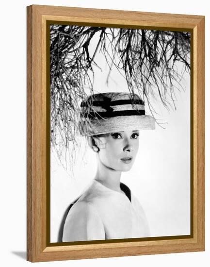 Audrey Hepburn. "Funny Face" 1957, Directed by Stanley Donen-null-Framed Premier Image Canvas