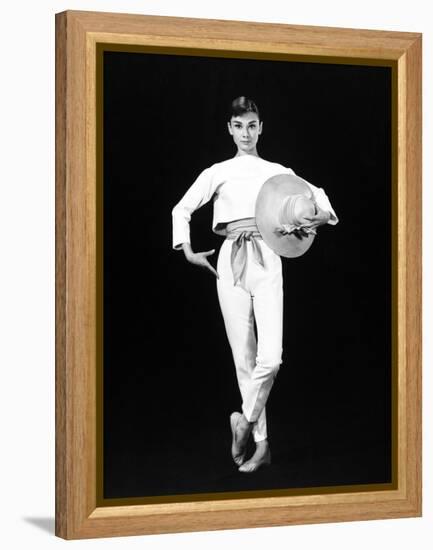 Audrey Hepburn. "Funny Face" 1957, Directed by Stanley Donen-null-Framed Premier Image Canvas