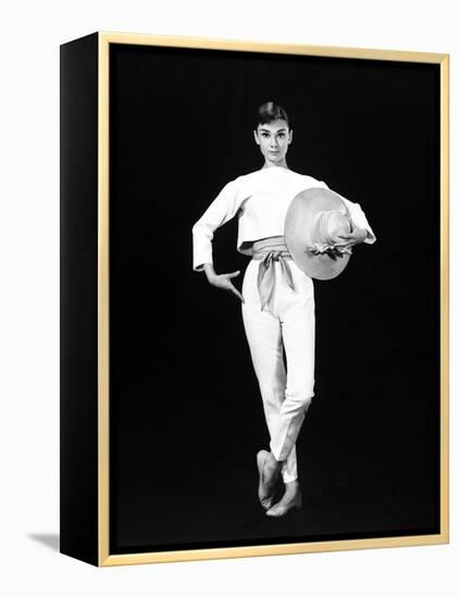 Audrey Hepburn. "Funny Face" 1957, Directed by Stanley Donen-null-Framed Premier Image Canvas