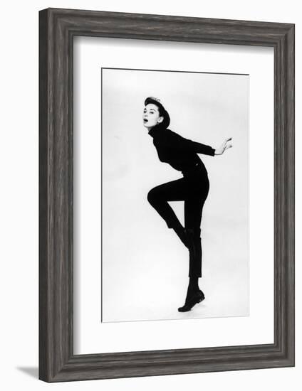 Audrey Hepburn. "Funny Face" 1957, Directed by Stanley Donen-null-Framed Photographic Print