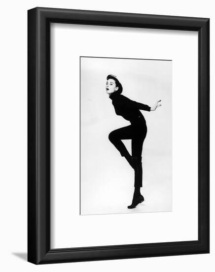 Audrey Hepburn. "Funny Face" 1957, Directed by Stanley Donen-null-Framed Photographic Print