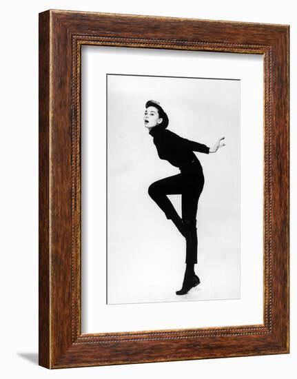 Audrey Hepburn. "Funny Face" 1957, Directed by Stanley Donen-null-Framed Photographic Print