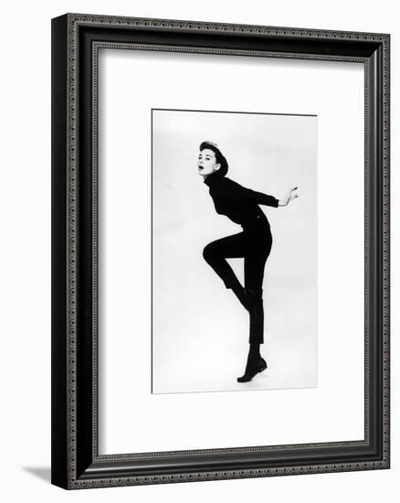 Audrey Hepburn. "Funny Face" 1957, Directed by Stanley Donen-null-Framed Photographic Print