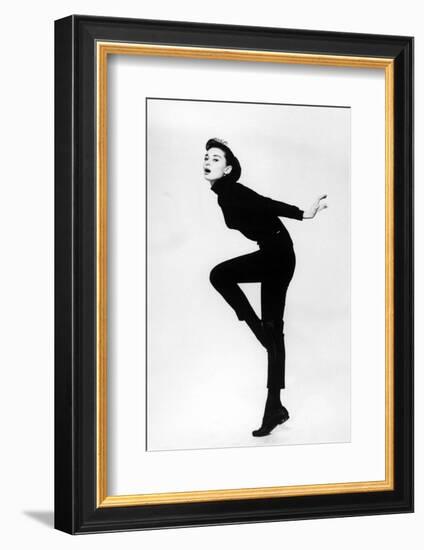 Audrey Hepburn. "Funny Face" 1957, Directed by Stanley Donen-null-Framed Photographic Print