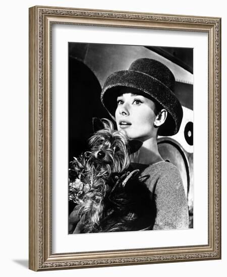 Audrey Hepburn. "Funny Face" [1957], Directed by Stanley Donen.-null-Framed Photographic Print