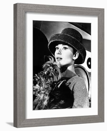 Audrey Hepburn. "Funny Face" [1957], Directed by Stanley Donen.-null-Framed Photographic Print