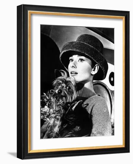 Audrey Hepburn. "Funny Face" [1957], Directed by Stanley Donen.-null-Framed Photographic Print