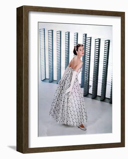 Audrey Hepburn. "Funny Face" [1957], Directed by Stanley Donen.-null-Framed Photographic Print