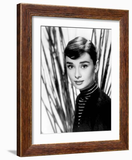 Audrey Hepburn. "Funny Face" [1957], Directed by Stanley Donen.-null-Framed Photographic Print
