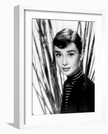 Audrey Hepburn. "Funny Face" [1957], Directed by Stanley Donen.-null-Framed Photographic Print