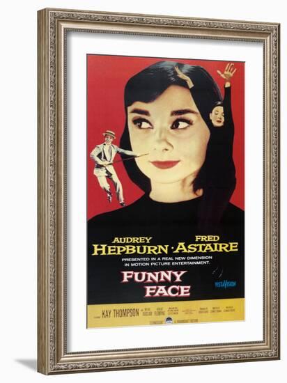 Audrey Hepburn "Funny Face" 1957, Directed by Stanley Donen-null-Framed Giclee Print