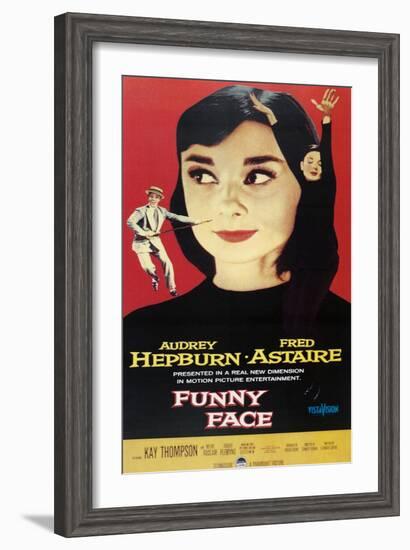 Audrey Hepburn "Funny Face" 1957, Directed by Stanley Donen--Framed Giclee Print