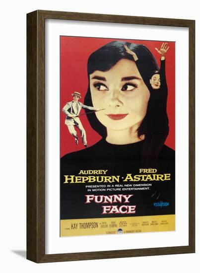 Audrey Hepburn "Funny Face" 1957, Directed by Stanley Donen-null-Framed Giclee Print