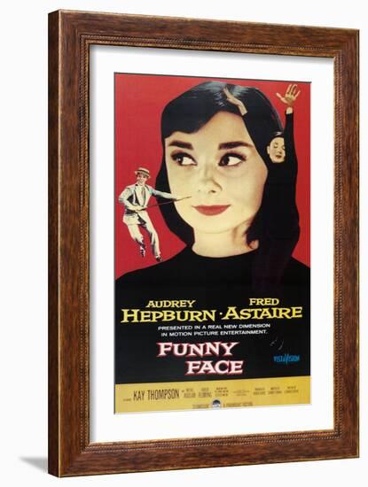 Audrey Hepburn "Funny Face" 1957, Directed by Stanley Donen-null-Framed Giclee Print