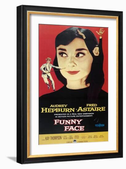 Audrey Hepburn "Funny Face" 1957, Directed by Stanley Donen-null-Framed Giclee Print