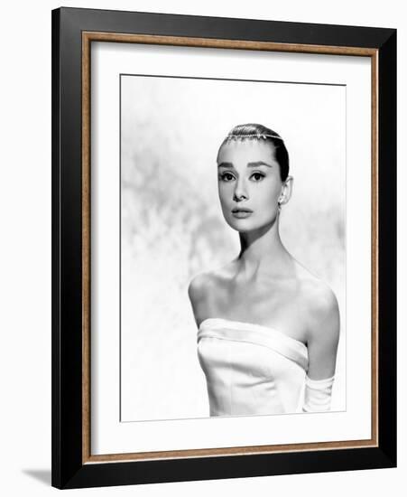 Audrey Hepburn, Funny Face, 1957-null-Framed Photographic Print