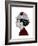 Audrey Hepburn - I Believe in Red-Emily Gray-Framed Art Print