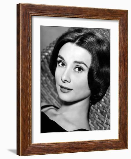 Audrey Hepburn. "Love In the Afternoon" 1957, Directed by Billy Wilder-null-Framed Photographic Print