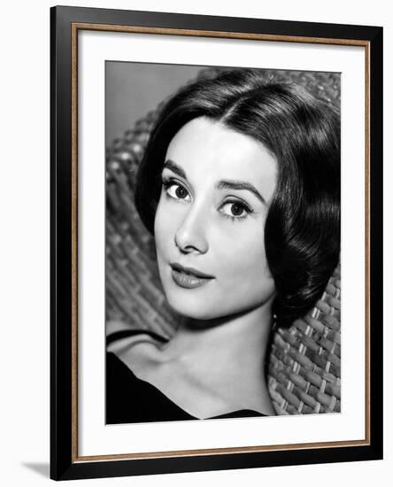 Audrey Hepburn. "Love In the Afternoon" 1957, Directed by Billy Wilder-null-Framed Photographic Print