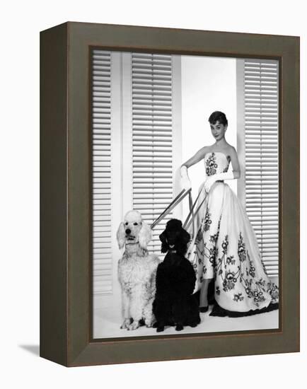 Audrey Hepburn, Sabrina, 1954-null-Framed Premier Image Canvas