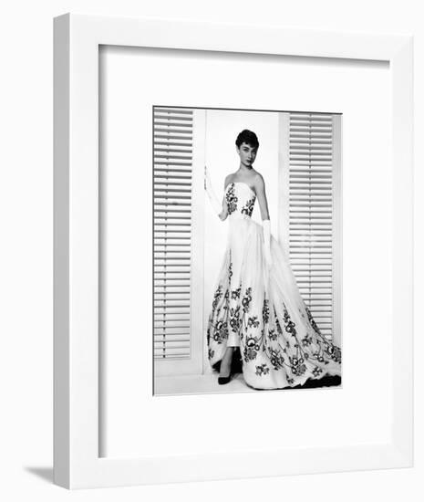 Audrey Hepburn. "Sabrina Fair" 1954, "Sabrina" Directed by Billy Wilder. Custome by Edith Head-null-Framed Photographic Print