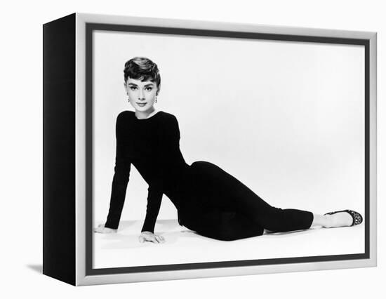 Audrey Hepburn. "Sabrina Fair" 1954, "Sabrina" Directed by Billy Wilder. Diseñador: Givenchy-null-Framed Premier Image Canvas