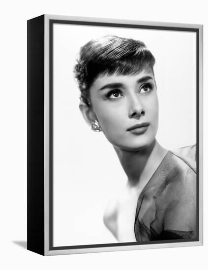 Audrey Hepburn. "Sabrina Fair" 1954, "Sabrina" Directed by Billy Wilder-null-Framed Premier Image Canvas