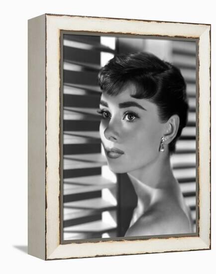 Audrey Hepburn. "Sabrina Fair" 1954, "Sabrina" Directed by Billy Wilder-null-Framed Premier Image Canvas