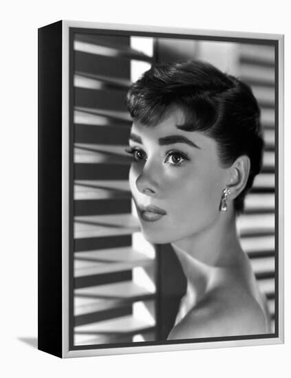 Audrey Hepburn. "Sabrina Fair" 1954, "Sabrina" Directed by Billy Wilder-null-Framed Premier Image Canvas