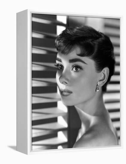 Audrey Hepburn. "Sabrina Fair" 1954, "Sabrina" Directed by Billy Wilder-null-Framed Premier Image Canvas