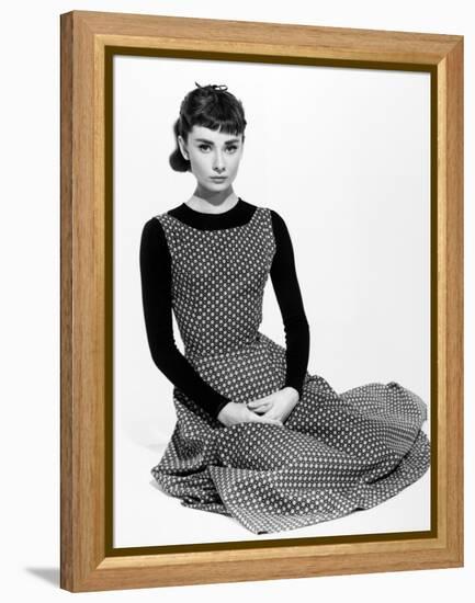 Audrey Hepburn. "Sabrina Fair" 1954, "Sabrina" Directed by Billy Wilder-null-Framed Premier Image Canvas