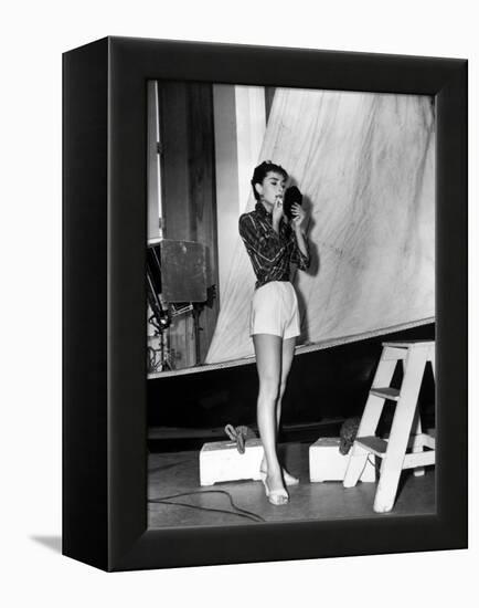 Audrey Hepburn. "Sabrina Fair" 1954, "Sabrina" Directed by Billy Wilder-null-Framed Premier Image Canvas